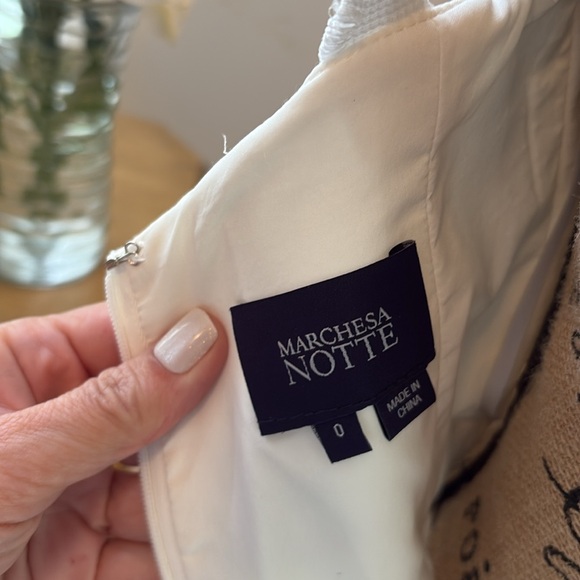 Marchesa White Wedding Dress - Picture 9 of 12